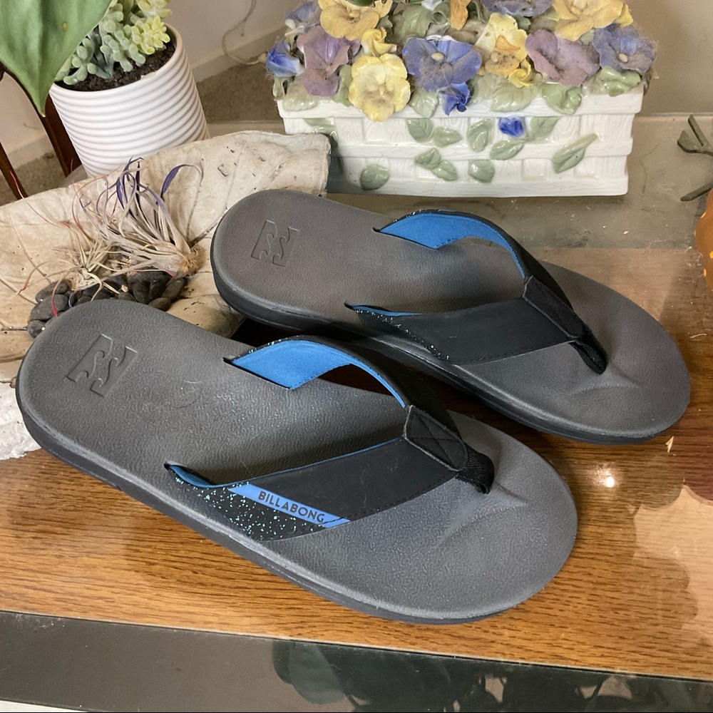 BILLABONG MENS VENTURE THONG SANDALS SZ 10 NEW
